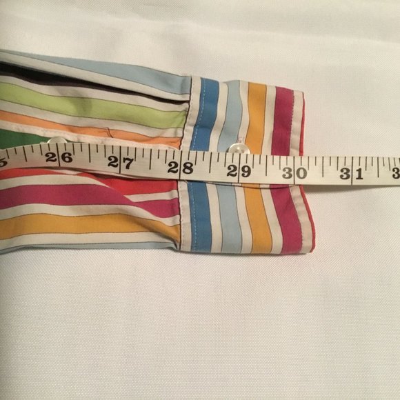 Vintage Lacoste Woman's Blouse Button Down Size 34EU Small US Flawless - Picture 9 of 9